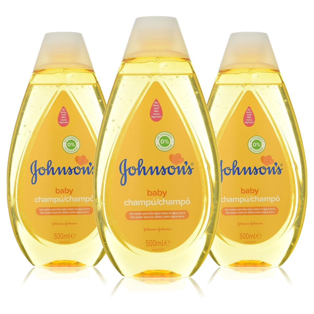 Johnson's Baby Shampoo Camomilla 3 x 500 ml - Voordeelverpakking