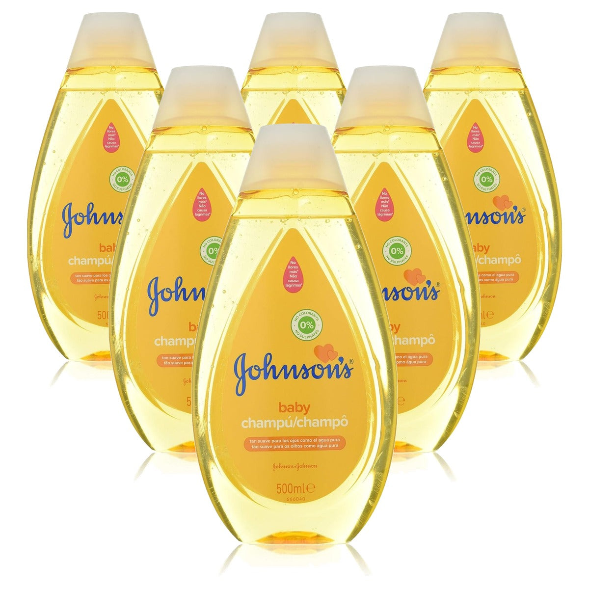 Johnson's Baby Shampoo Camomilla 6 x 500 ml - Voordeelverpakking