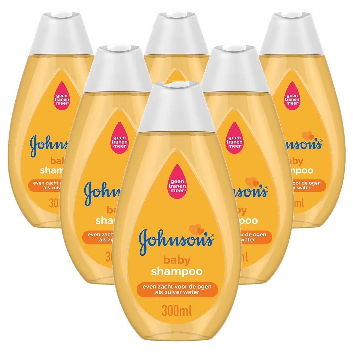 Johnson's Baby Shampoo Gold 6 x 300 ml - Voordeelverpakking