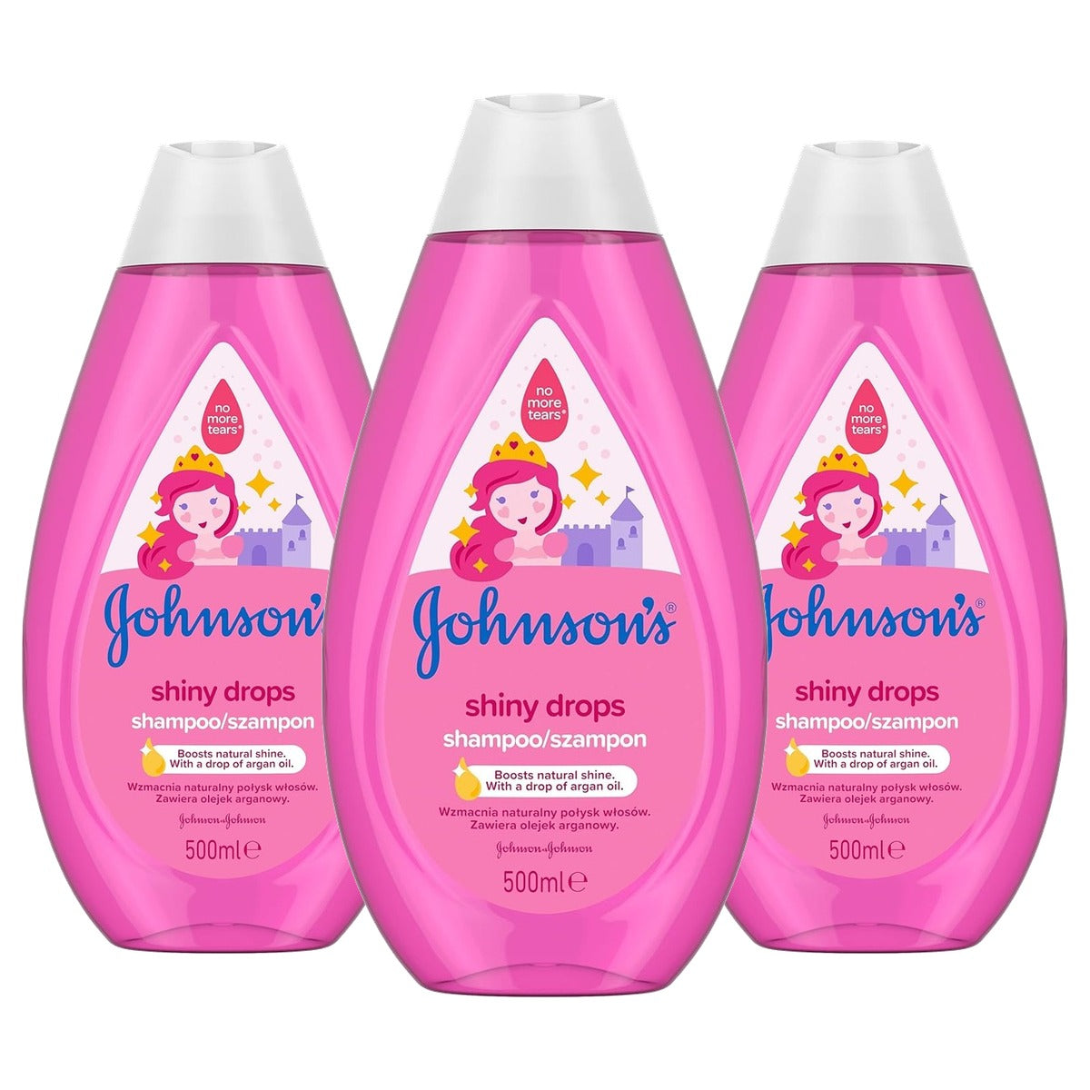 Johnson's Baby Shiny Drops Shampoo 3 x 500 ml - Voordeelverpakking