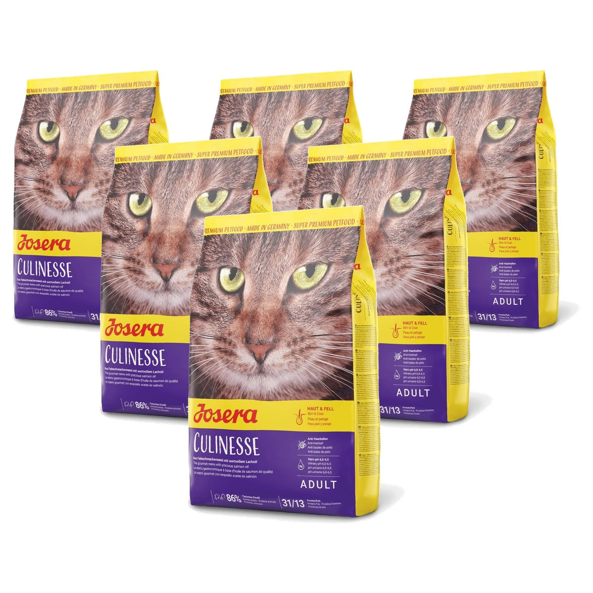 Josera Culinesse droogvoer kat adult zalmolie 2 kg - 6-pack