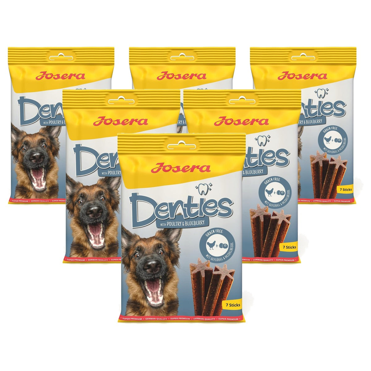 Josera Denties hondensnack gevogelte & bosbes 13 x 180 g - 6-pack