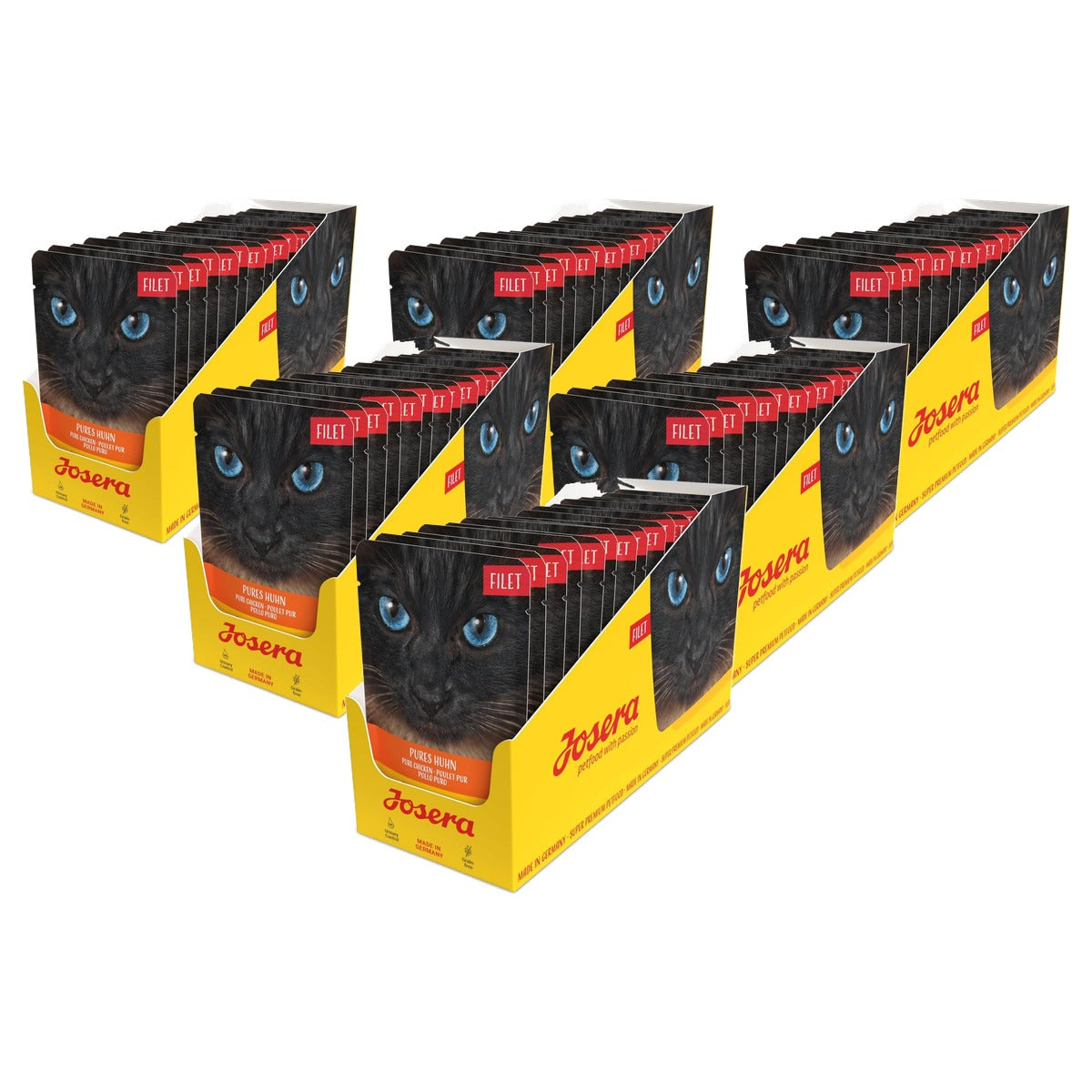 Josera Filet Pures Natvoer Kattenvoer Kip 16 x 70 g - 6-pack