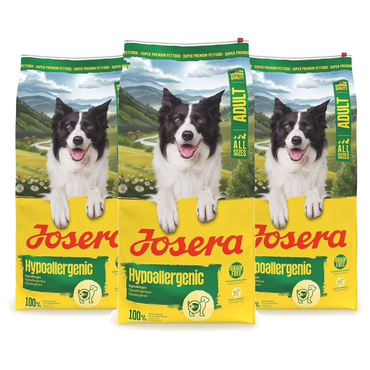 Josera Hypoallergeen droogvoer hond insecten 12,5 kg - 3-pack