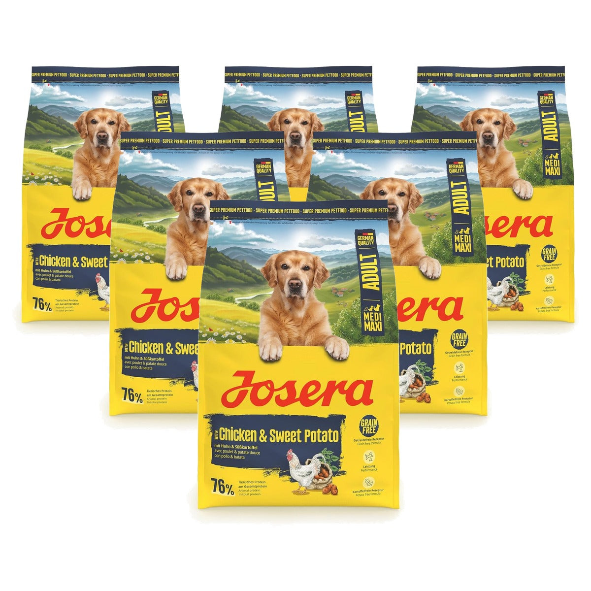 Josera MediMax Droogvoer Hond Kip & Zoete Aardappel 3 kg - 6-pack