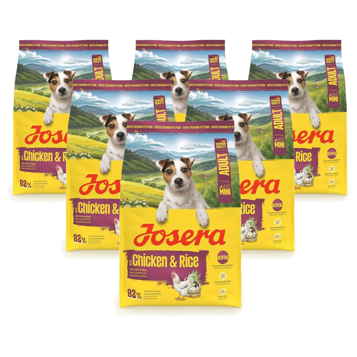 Josera Mini Droogvoer Hond Kip & Rijst 3 kg - 6-pack