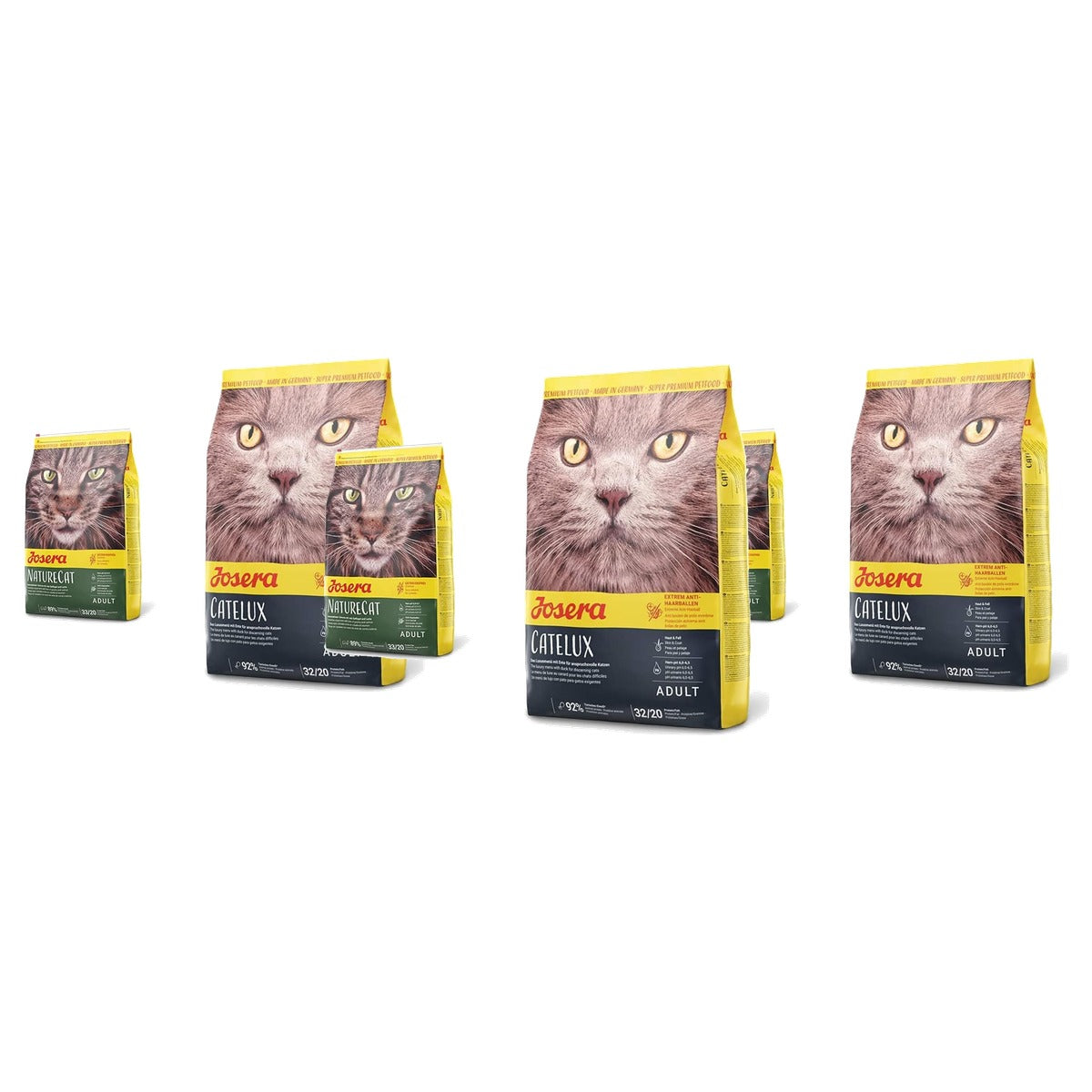 Josera NatureCat droogvoer kat gevogelte en zalm 2 kg - 3-pack