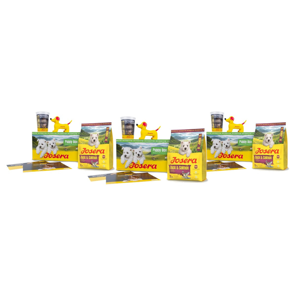 Josera Puppy Box Mini Junior hondenvoer eend & zalm 900 g - 3-pack
