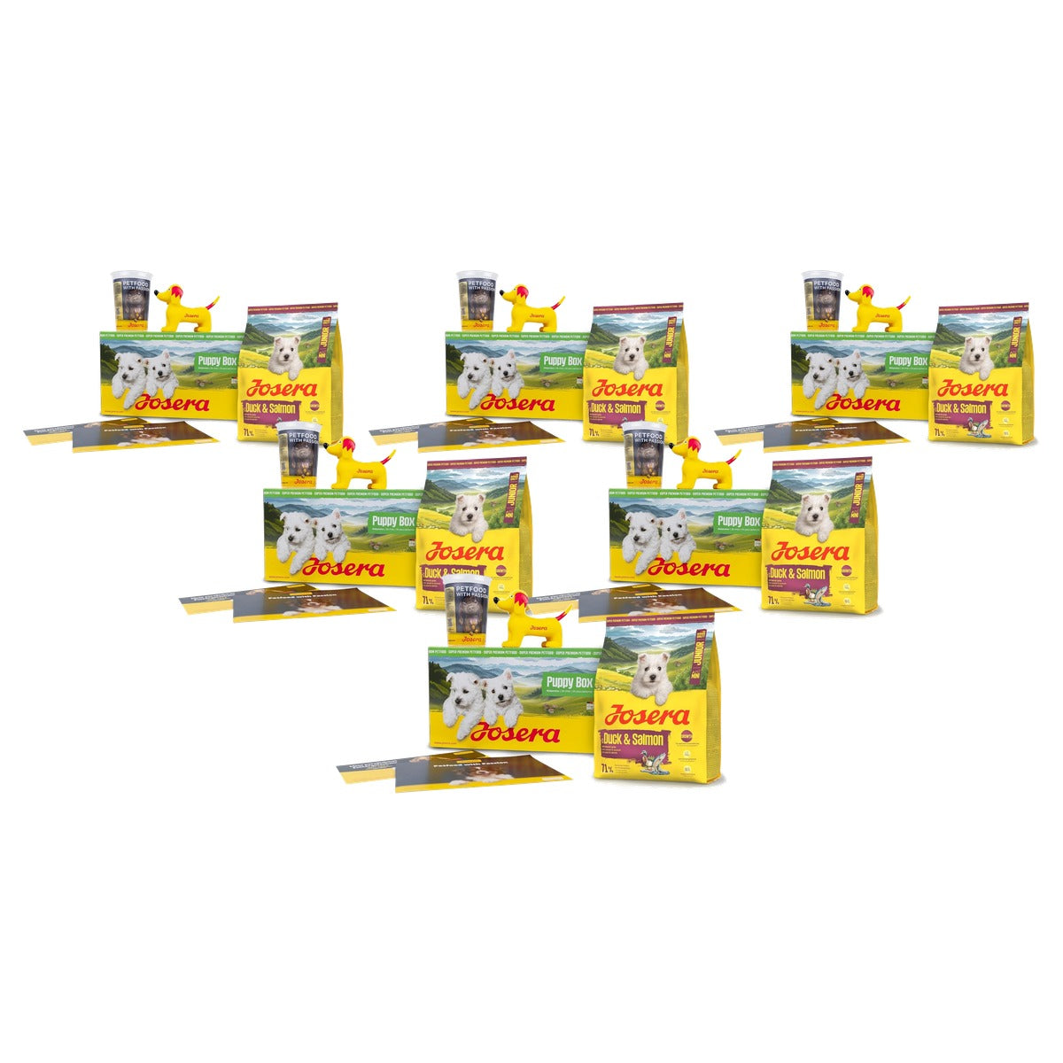 Josera Puppy Box Mini Junior hondenvoer eend & zalm 900 g - 6-pack