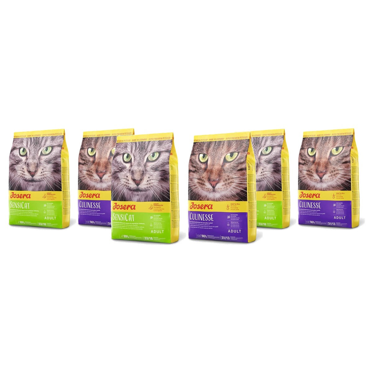 Josera SensiCat droogvoer kat gevogelte 2 kg - 3-pack