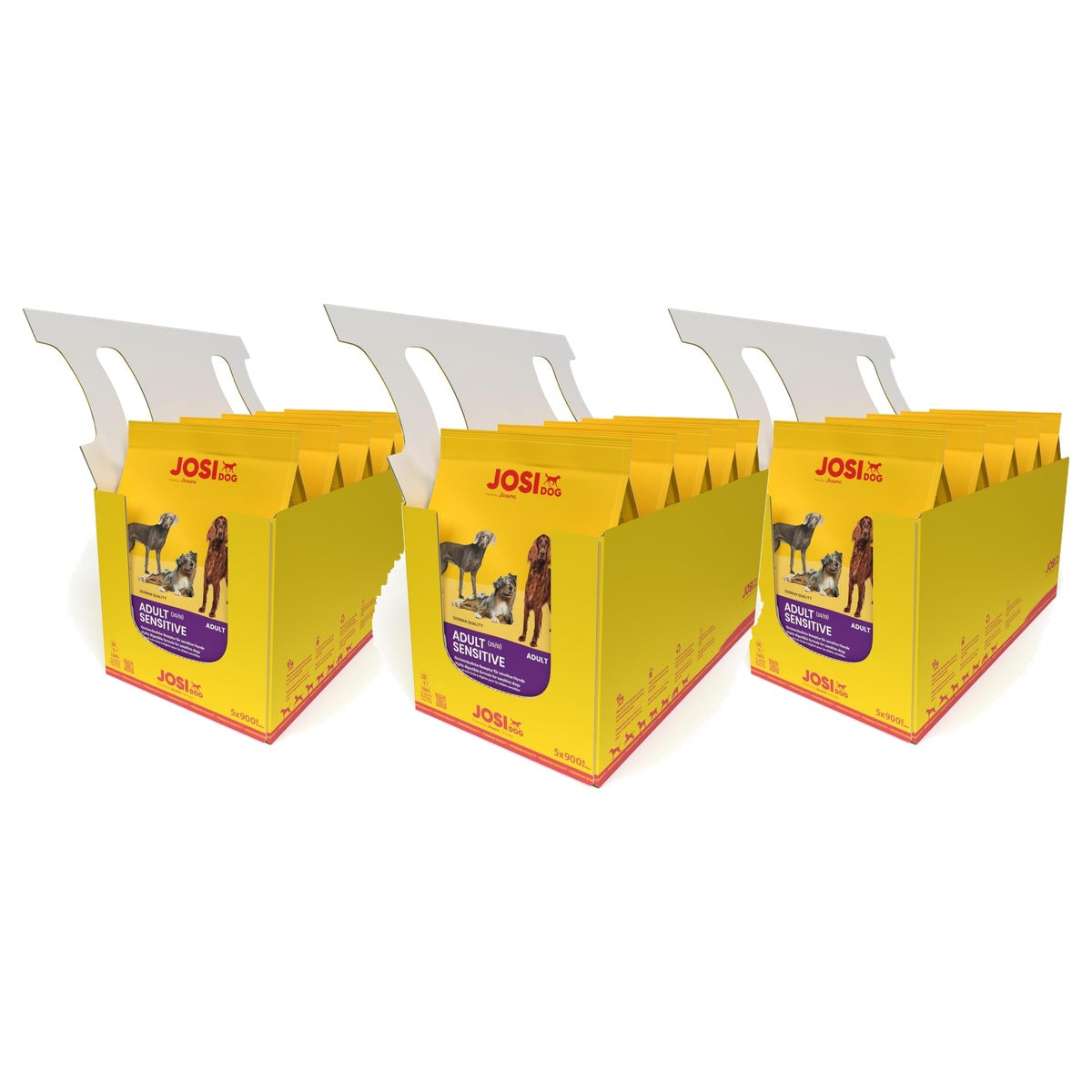 JosiDog Adult Sensitive droogvoer hond gevogelte 5 x 900 g - 3-pack