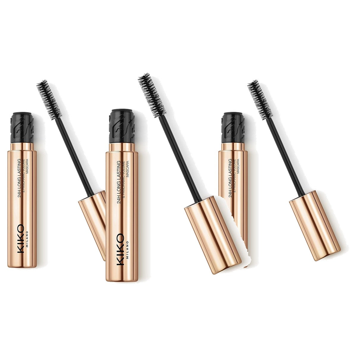 Kiko Milano 24H Langdurige & Panoramisch Volume Mascara - 3-pack