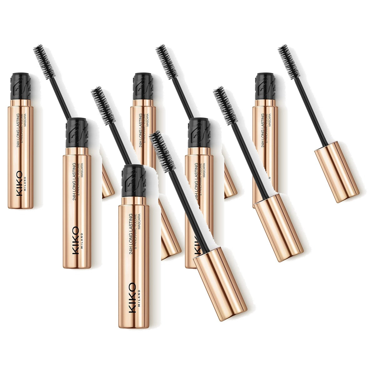 Kiko Milano 24H Langdurige & Panoramisch Volume Mascara - 6-pack