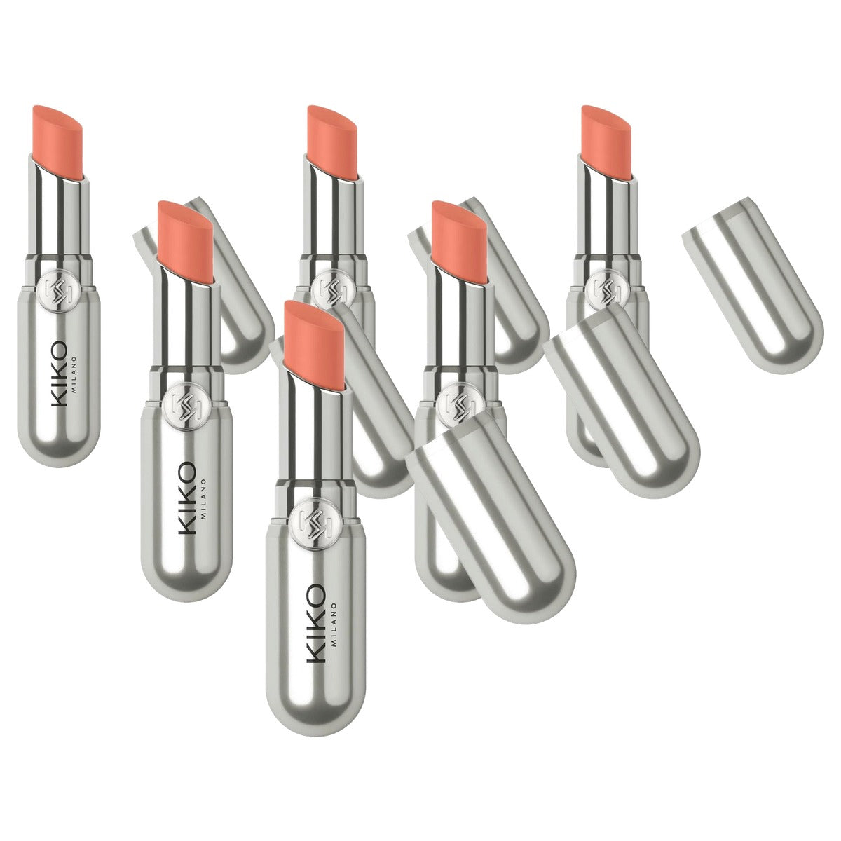 Kiko Milano 3D Hydra Lip Stylo 07 Hydraterende Lippenstift - 6-pack