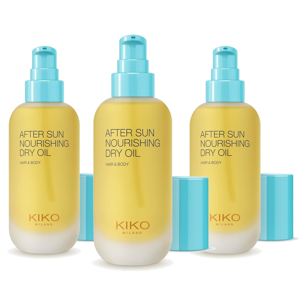Kiko Milano Aftersun Voedende Droge Olie voor Lichaam en Haar - 3-pack