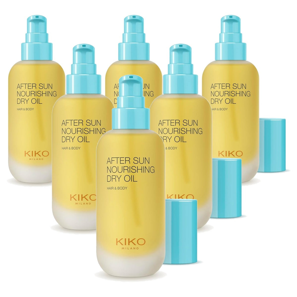 Kiko Milano Aftersun Voedende Droge Olie voor Lichaam en Haar - 6-pack