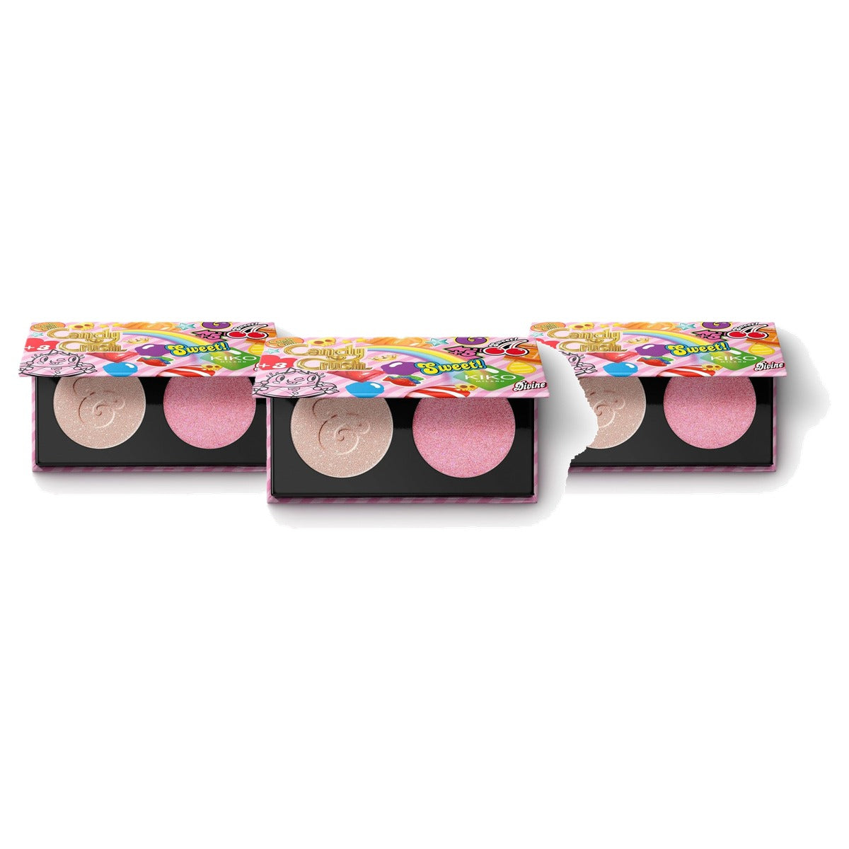 Kiko Milano Candy Crush Blush & Highlighter Duo 01 - 3-pack