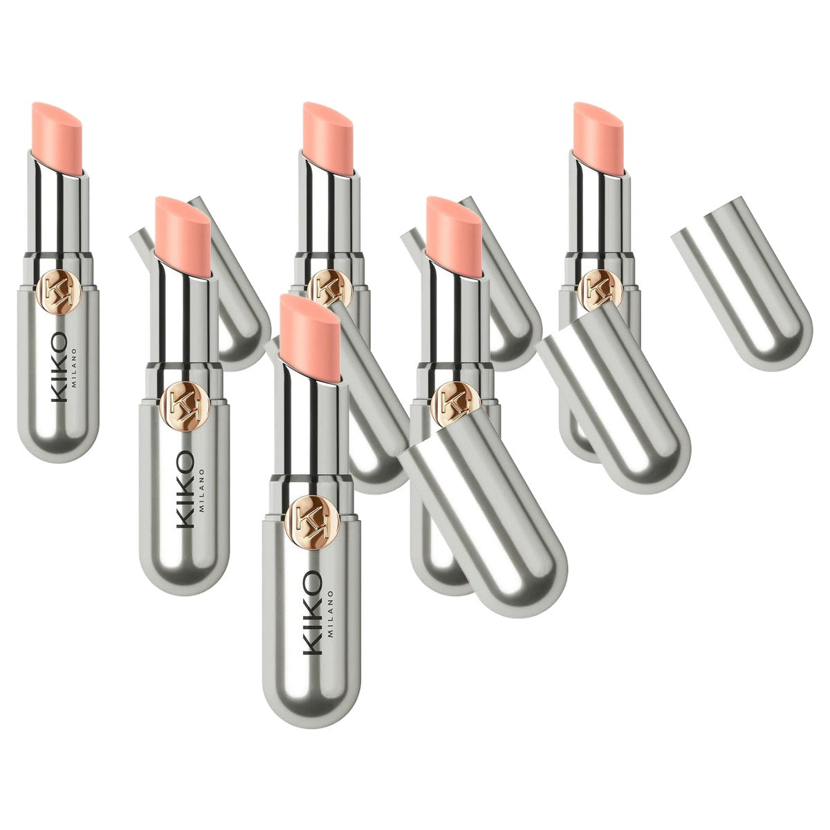 Kiko Milano Coloured Balm 02 Getinte Lippenbalsem met Fruitaroma - 6-pack