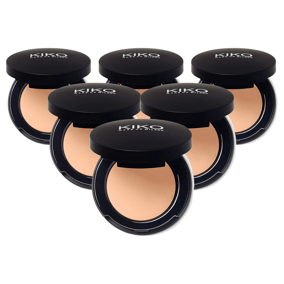 Kiko Milano Full Coverage Concealer Kleur 02 Natural - 6-pack