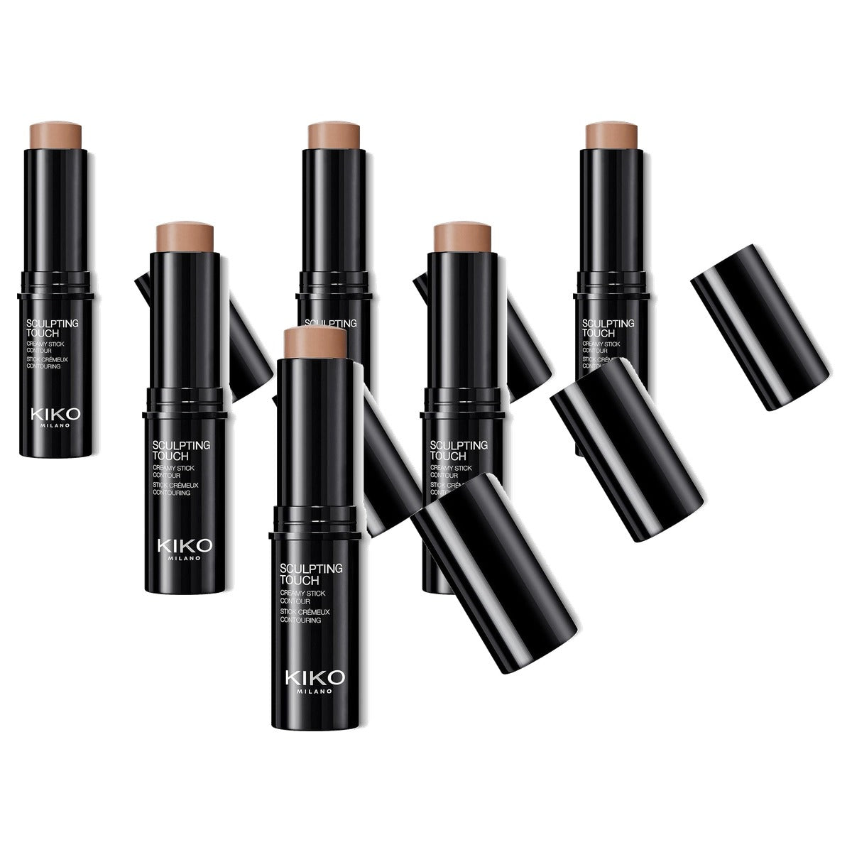 Kiko Milano Sculpting Touch Creamy Stick Contour - kleur 203 Coffee - 6-pack