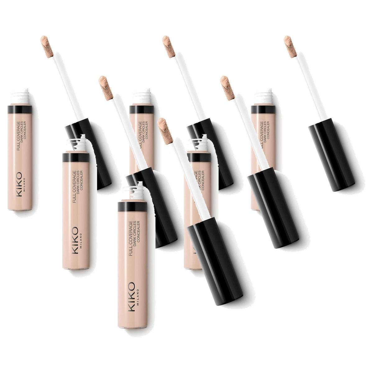 Kiko Milano Full Coverage Dark Circles Concealer Kleur 06 Hazelnut - 6-pack
