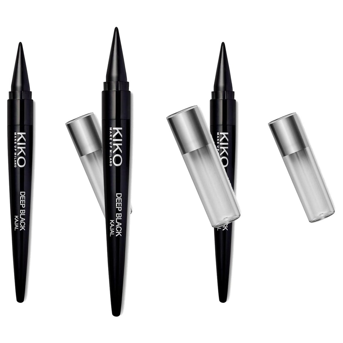 Kiko Milano Deep Black Kajal - 3-pack