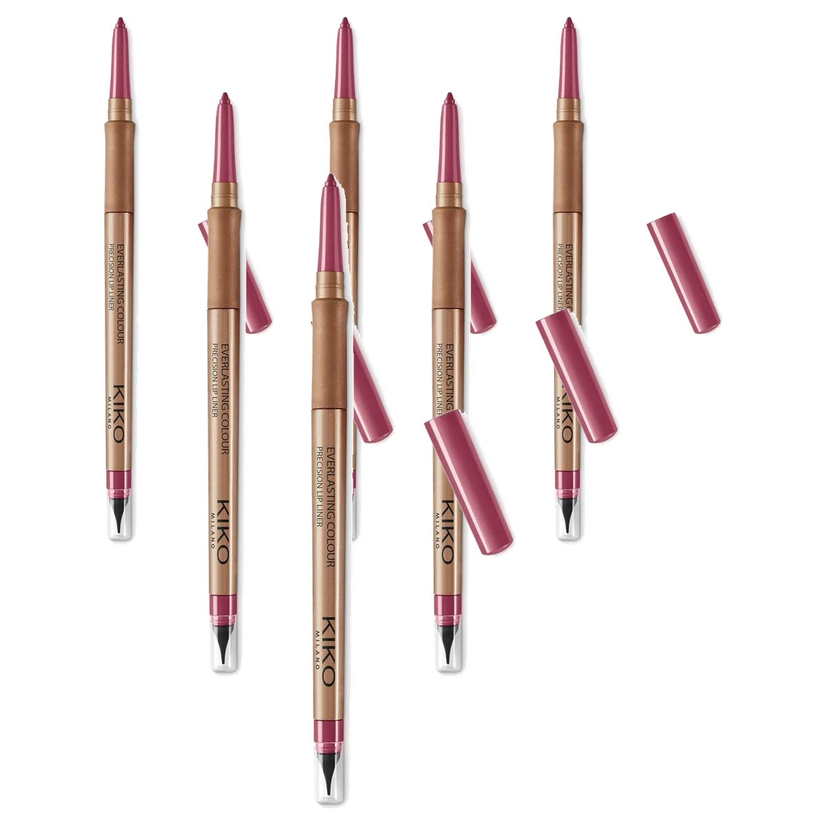 Kiko Milano Everlasting Colour Precision Lip Liner Kleur 508 Brick - 6-pack