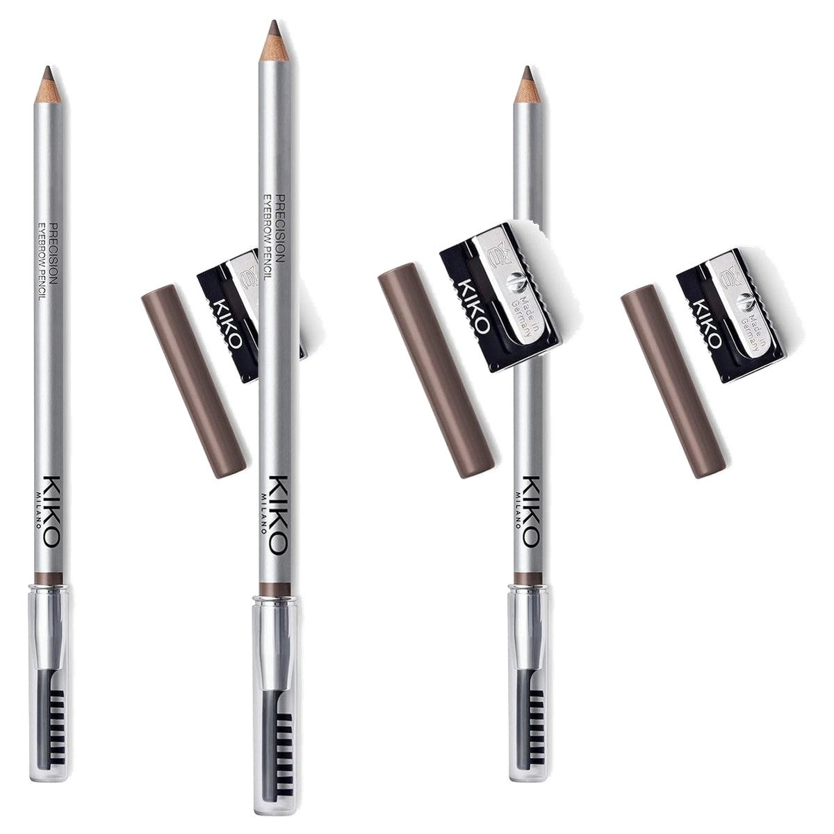 Kiko Milano Precision Eyebrow Pencil Kleur 06 Auburn - 3-pack