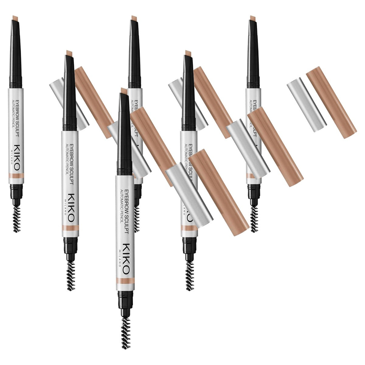 Kiko Milano Eyebrow Sculpt Automatisch Potlood 08 - 6-pack