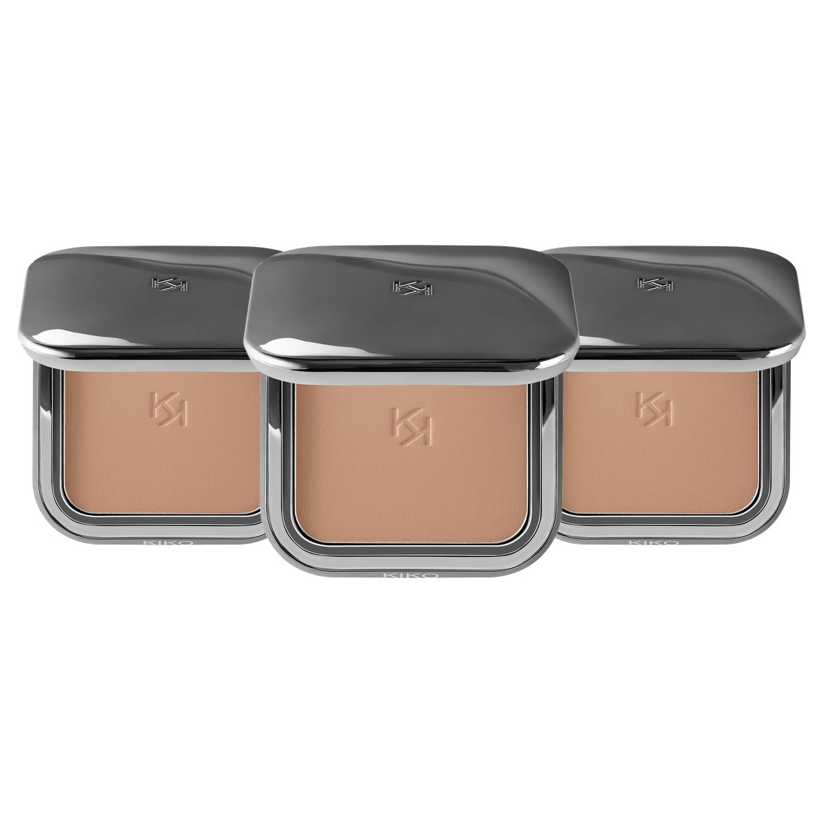 Kiko Milano Flawless Fusion Bronzingpoeder 08 Cold Almond - 3-pack