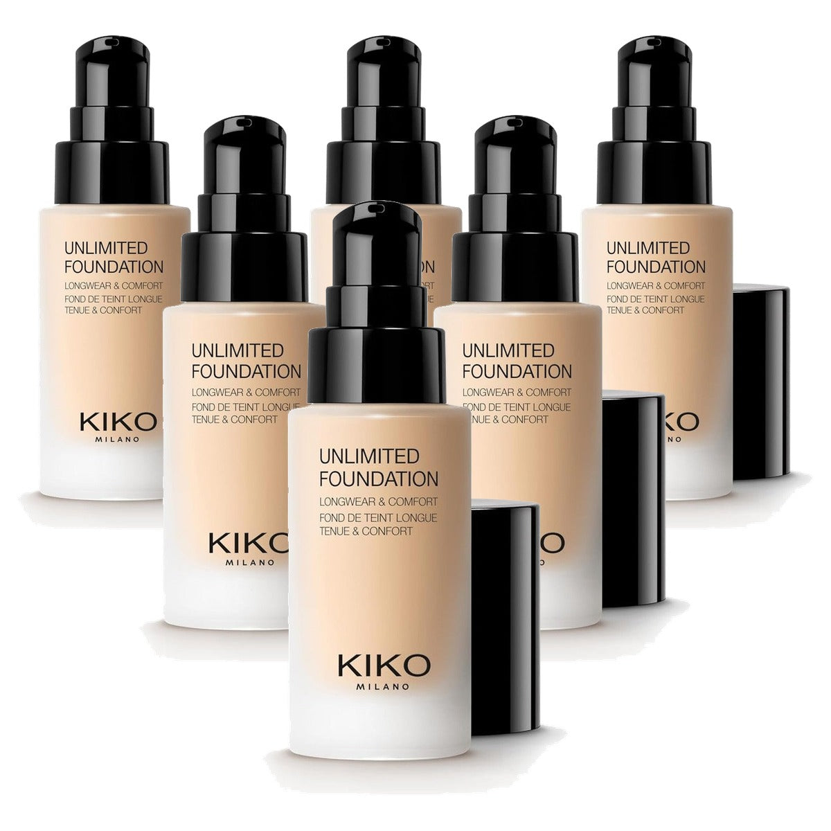Kiko Milano Unlimited Foundation N1.5 Neutraal - 6-pack