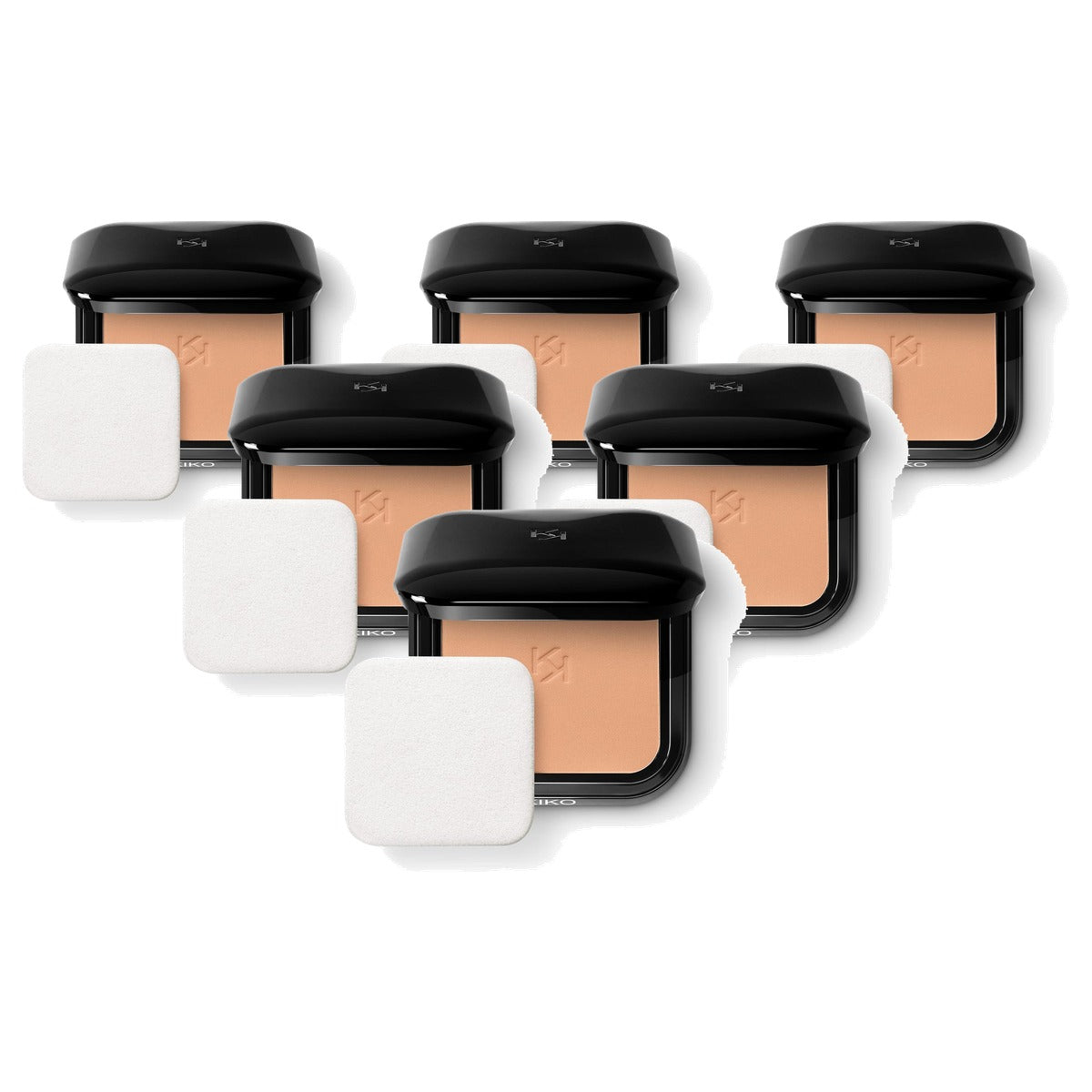 Kiko Milano Full Coverage Blurring Powder Foundation 40 - 6-pack