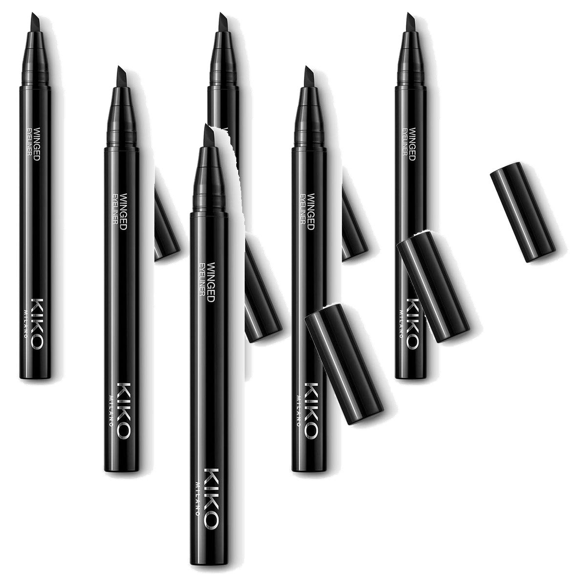Kiko Milano Gevleugelde Eyeliner Waterdicht - 6-pack