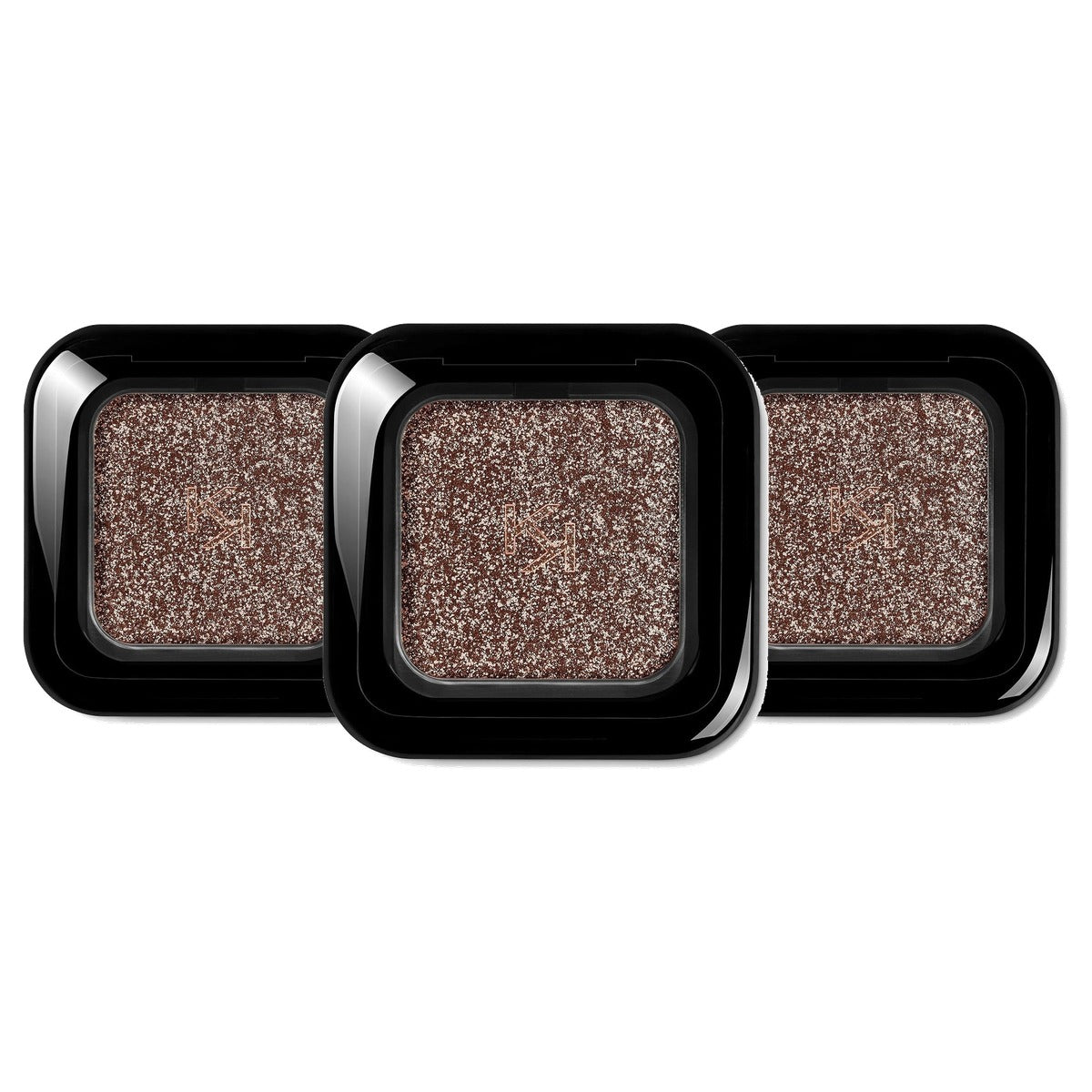 Kiko Milano Glitter Shower Oogschaduw Kleur 11 Excellent Coffee - 3-pack