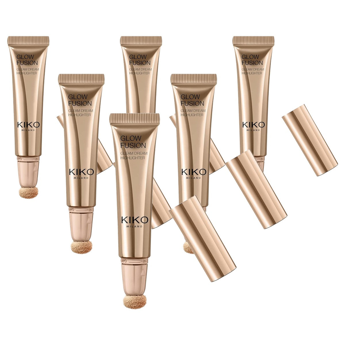 Kiko Milano Glow Fusion Gleam Dream Highlighter 2 - 6-pack