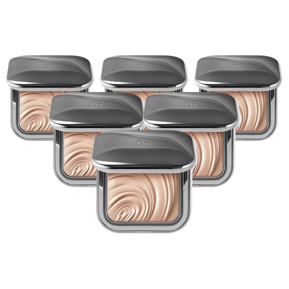 Kiko Milano Glow Fusion Intense Poederhighlighter 01 - 6-pack