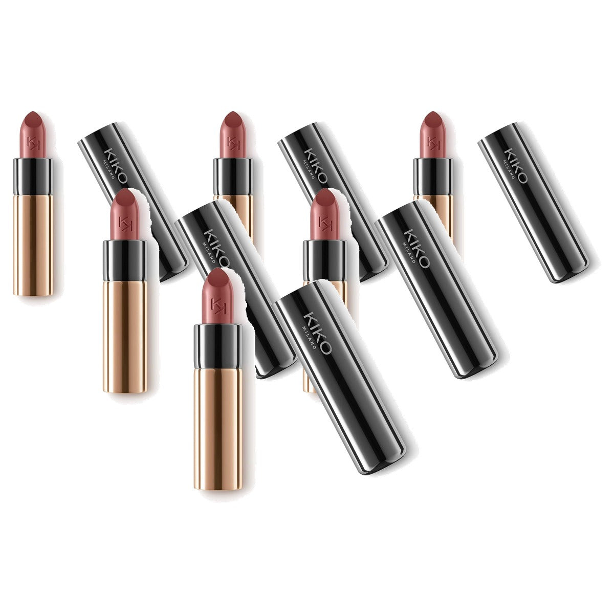 Kiko Milano Gossamer Emotion Crème-Lippenstift 131 Volle Kleur - 6-pack