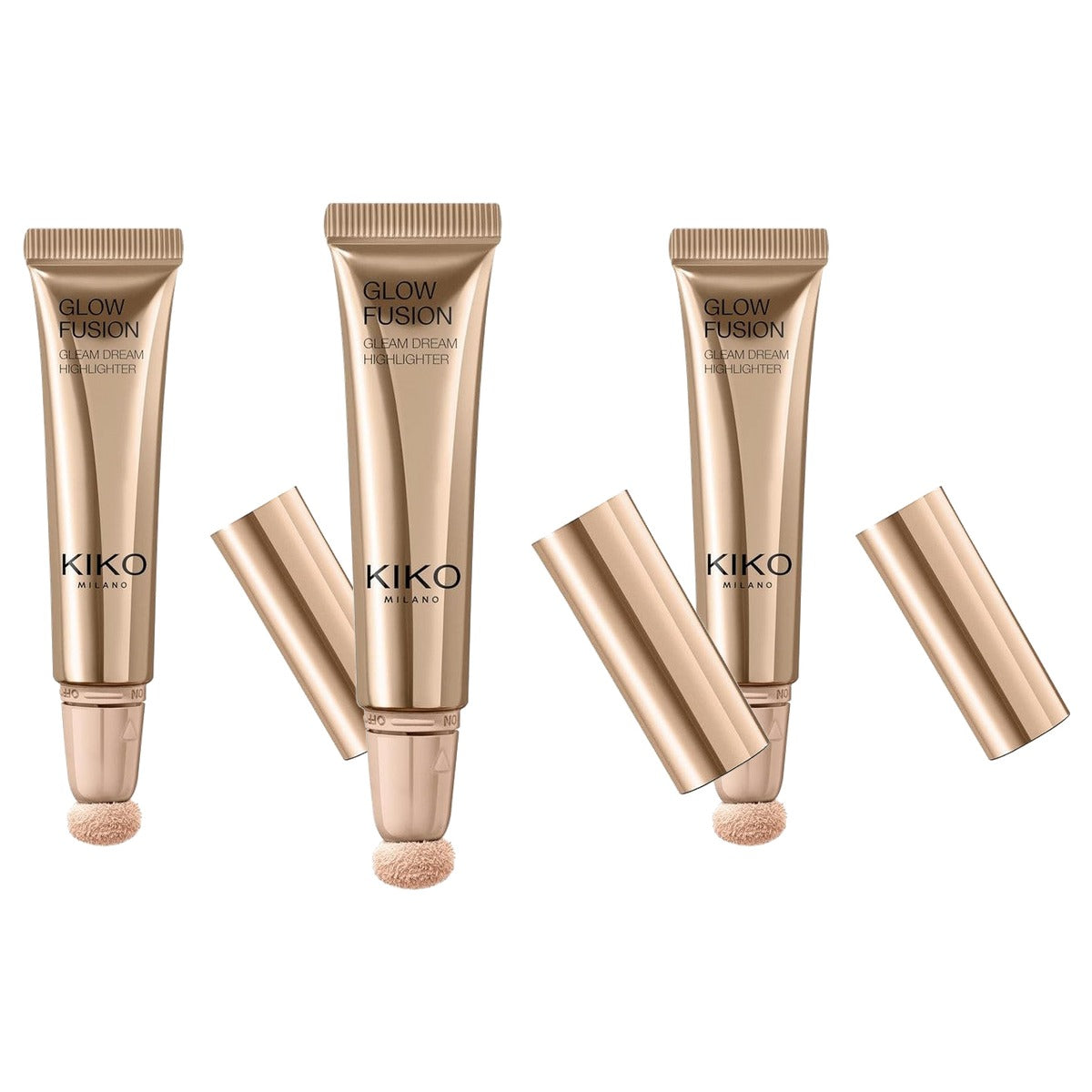 Kiko Milano Glow Fusion Gleam Dream Highlighter 1 - 3-pack