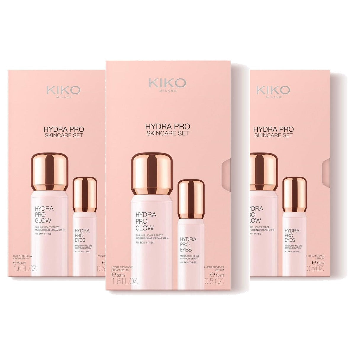 Kiko Milano Hydra Pro Huidverzorgingsset - 3-pack