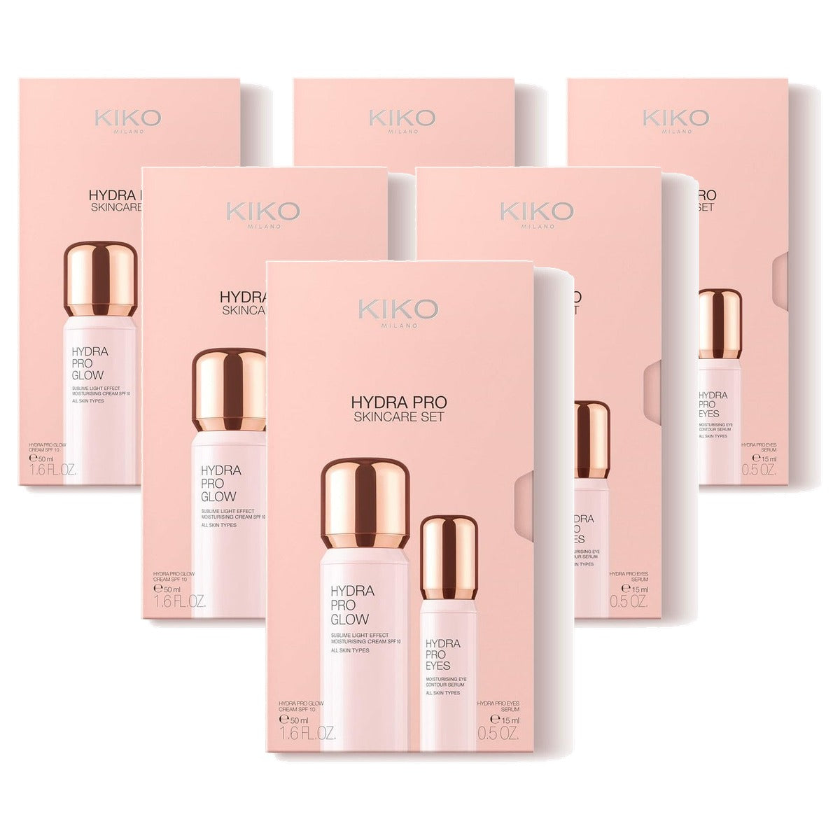 Kiko Milano Hydra Pro Huidverzorgingsset - 6-pack