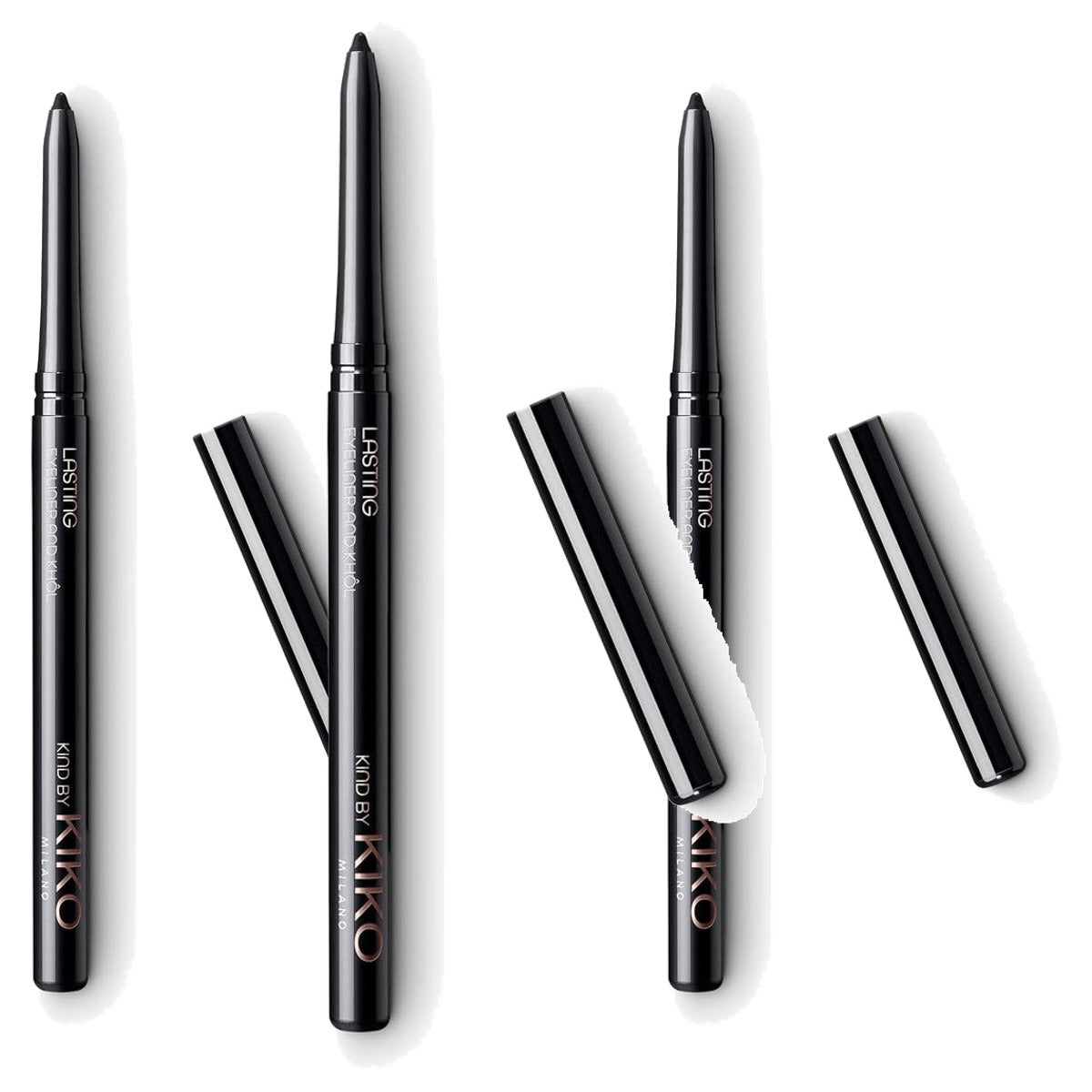 Kiko Milano Kind by KIKO Lasting Eyeliner & Khol 01 - 3-pack