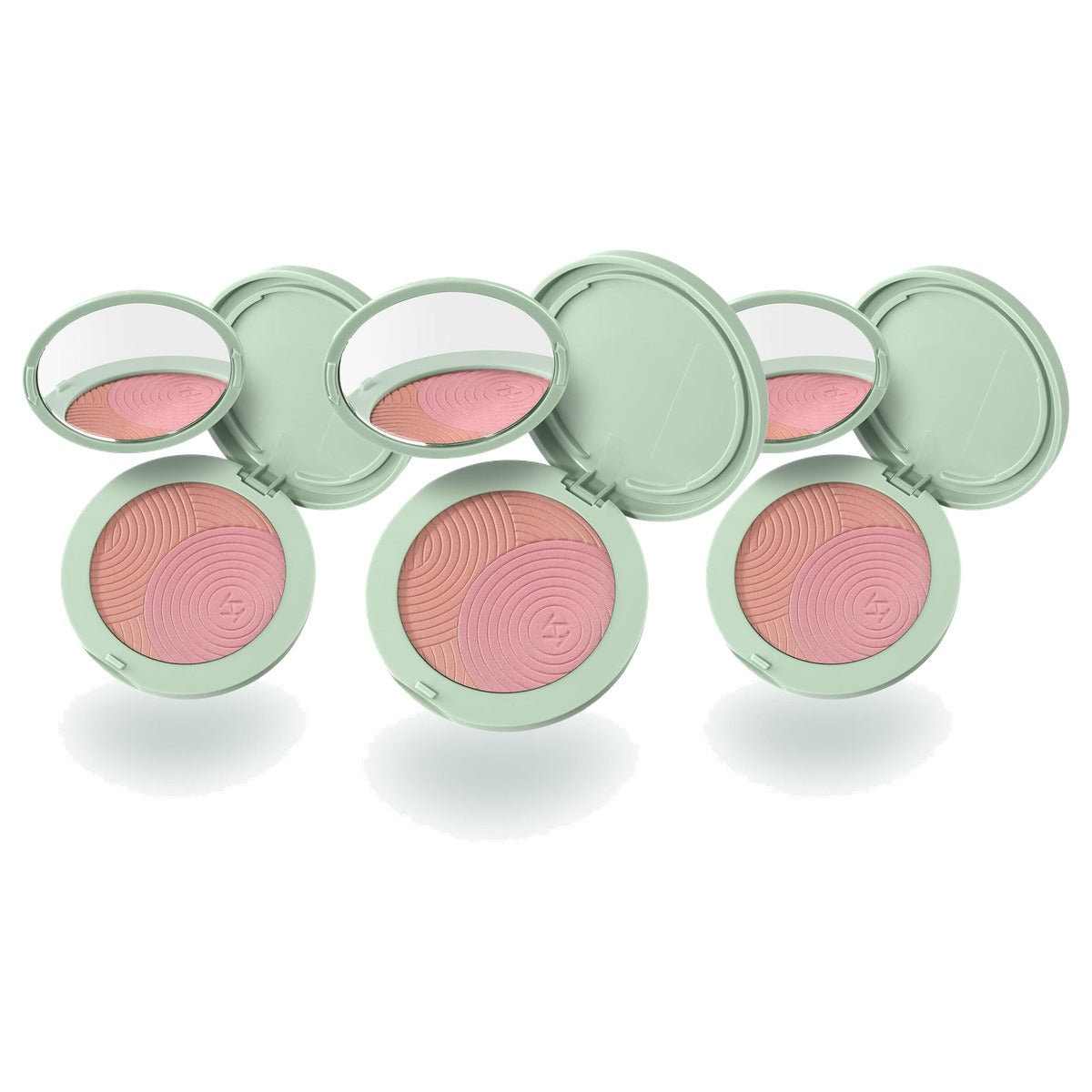 Kiko Milano Kind By Kiko Silky Touch Powder Duo Blush 01 - 3-pack