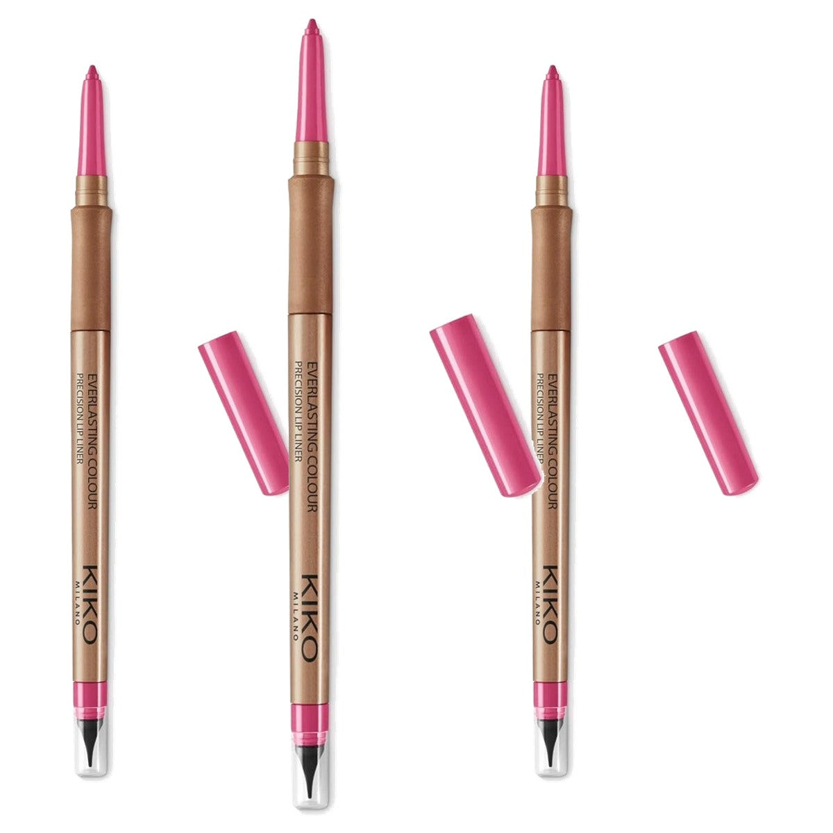 KIKO Milano Everlasting Colour Precision Lipcontourpotlood 515 Plum - 3-pack
