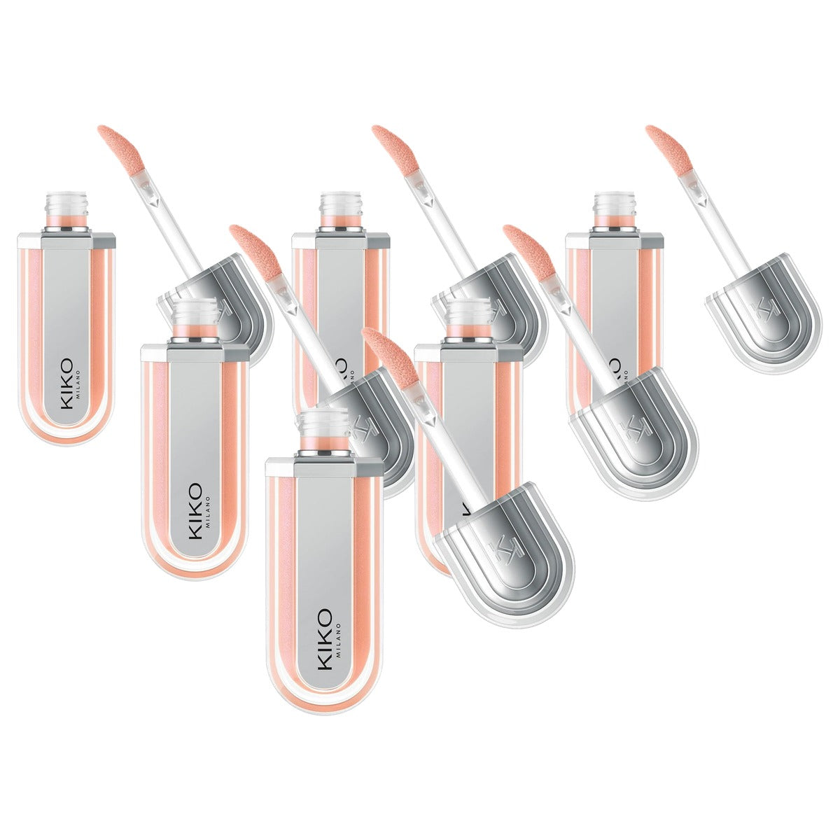 Kiko Milano 3D Hydra Xtreme Lipgloss 01 - 6-pack