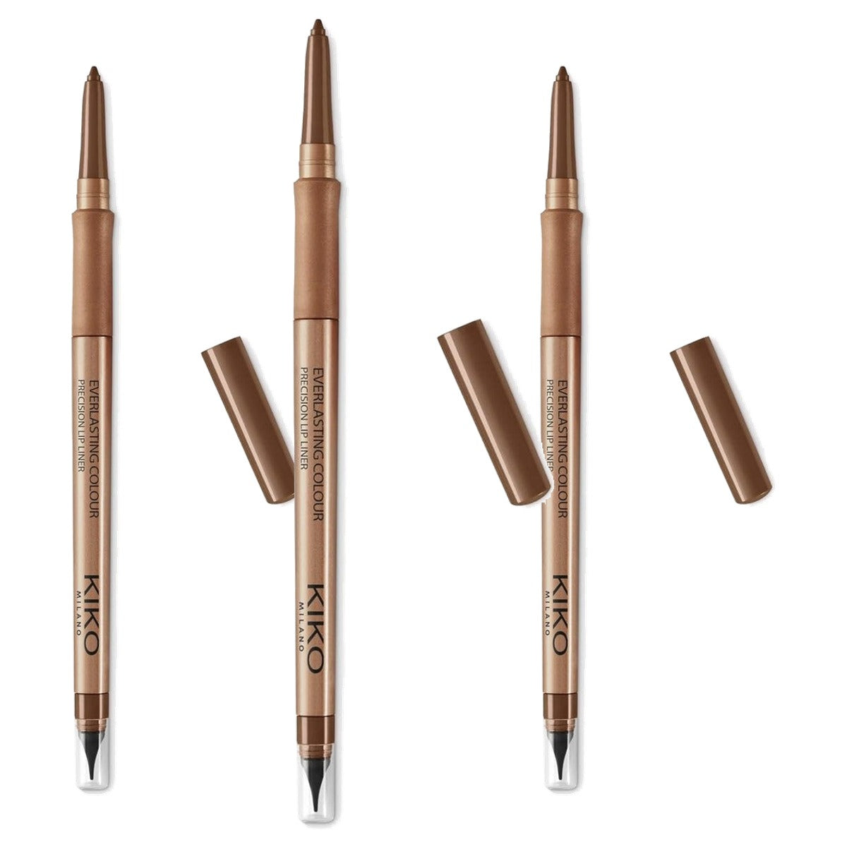 Kiko Milano Everlasting Colour Precision Lipliner 518 Dark Brown - 3-pack
