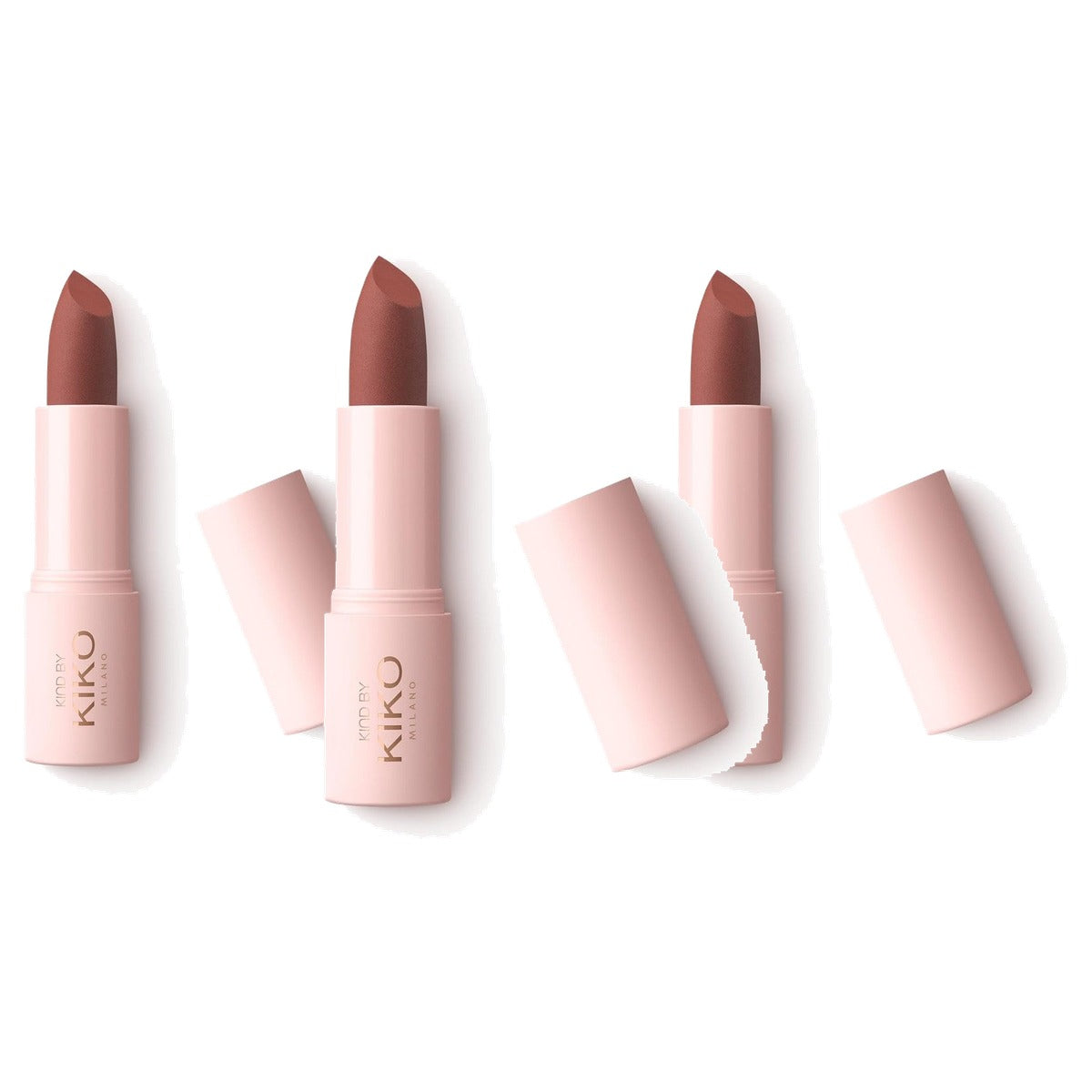 Kiko Milano Kind by Kiko Soft Matte Lippenstift 02 - 3-pack