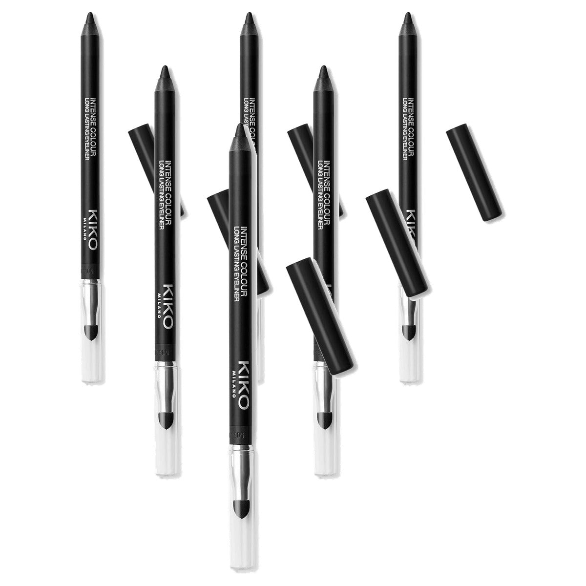 Kiko Milano Intense Colour Longlasting Eyeliner Kleur 16 Black - 6-pack
