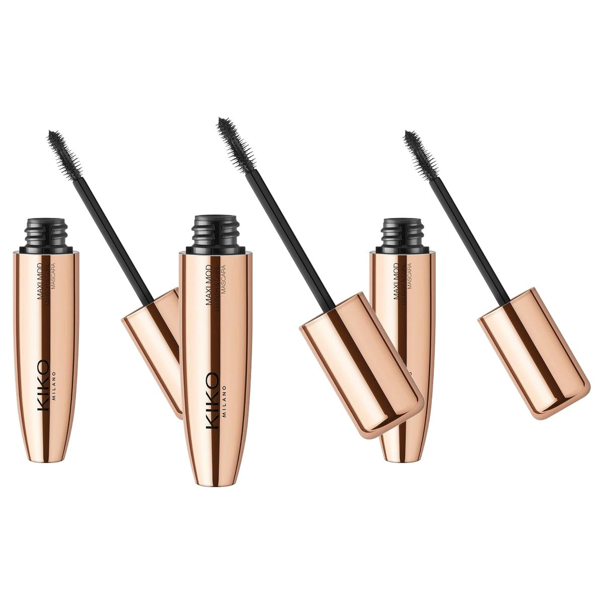 Kiko Milano Maxi Mod Length & Curl Mascara - 3-pack