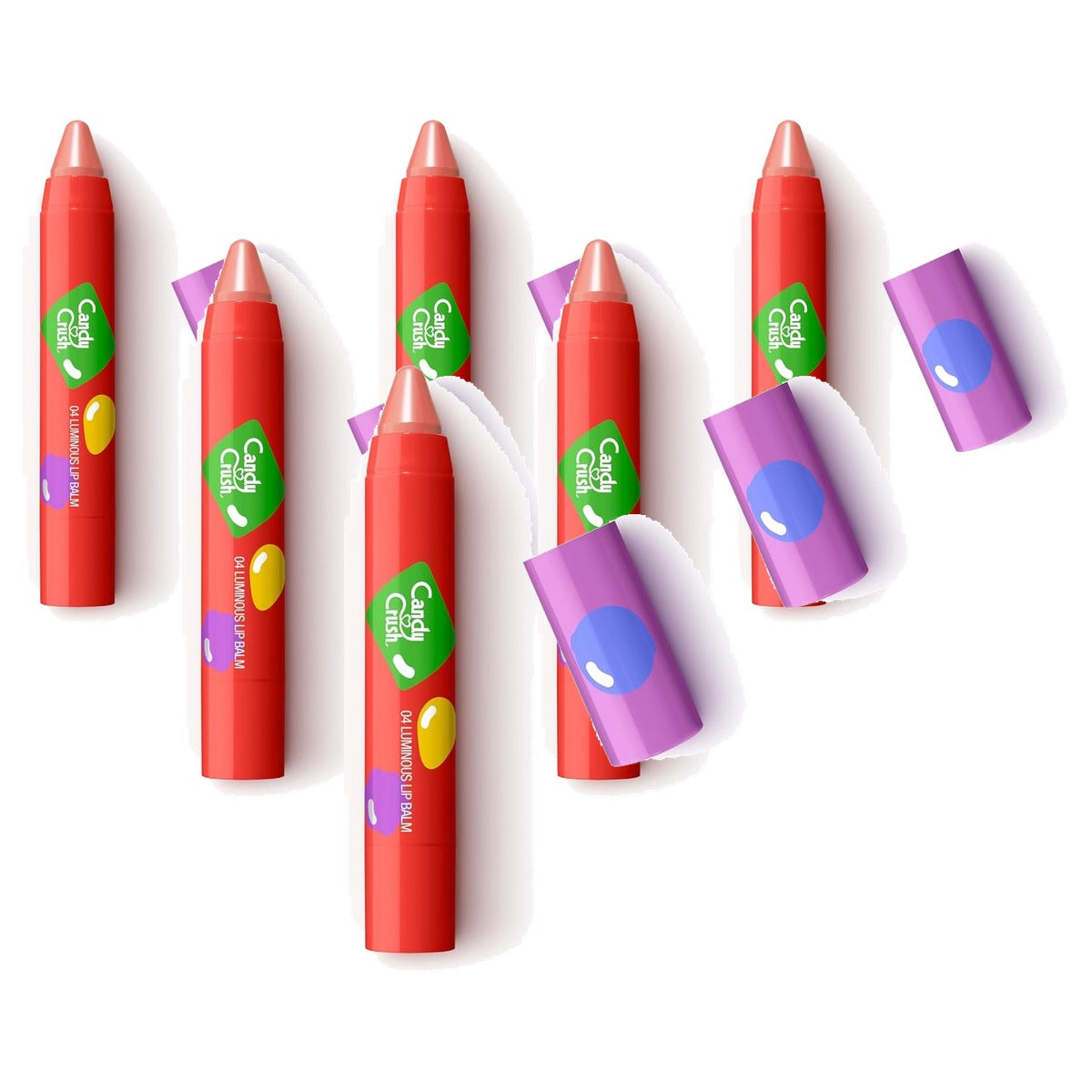 Kiko Milano Candy Crush Luminous Lip Balm Kleur 04 - 6-pack