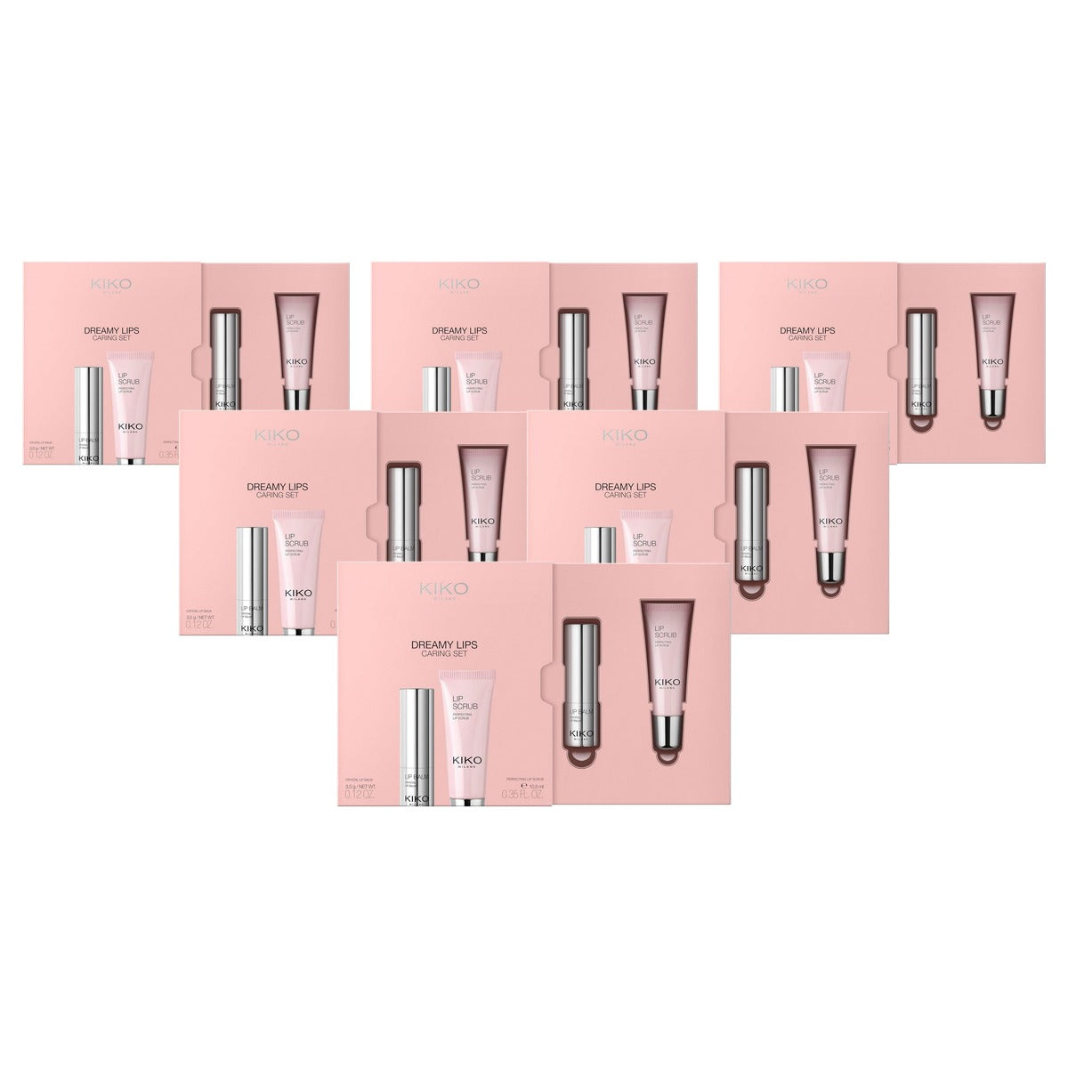 Kiko Milano Dreamy Lips Caring Set - 6-pack